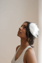 Fascinator  - Weiße Wolke image 5