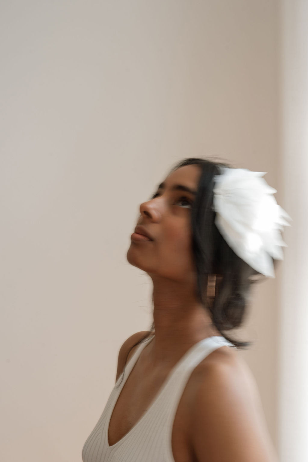 Fascinator  - Weiße Wolke image 5