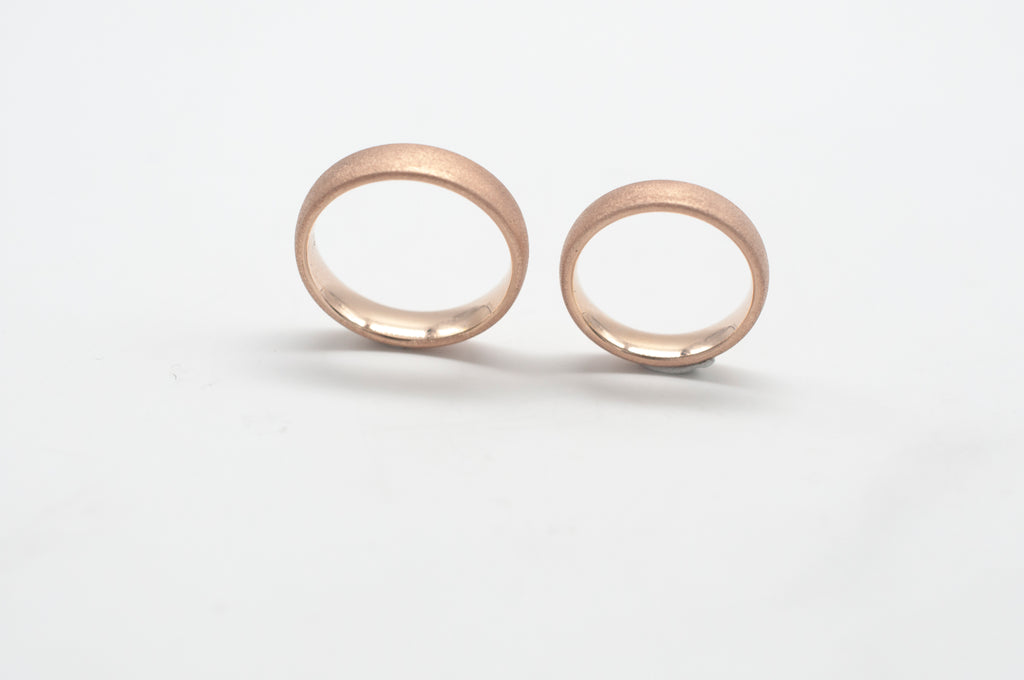 Eheringe - Schlagmatt aus recyceltem Gold image 3