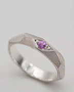 Ring - Geometric Rocks mit Saphir image 5