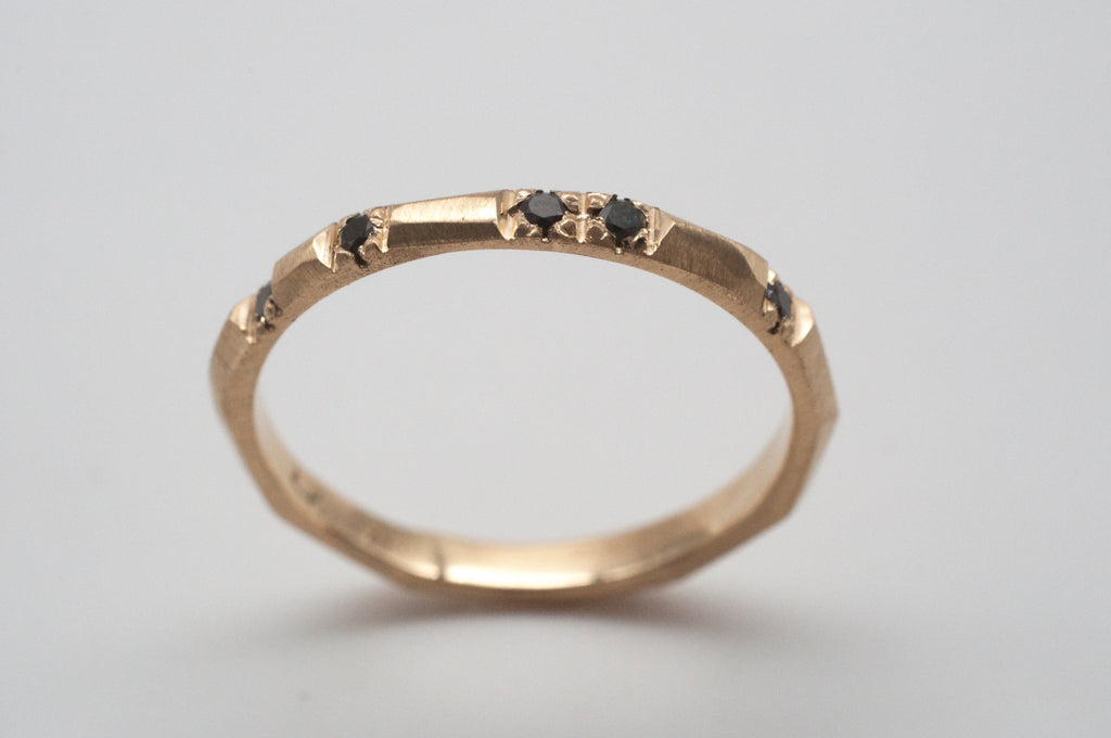 Ring Geometric Rocks - Ink image 1