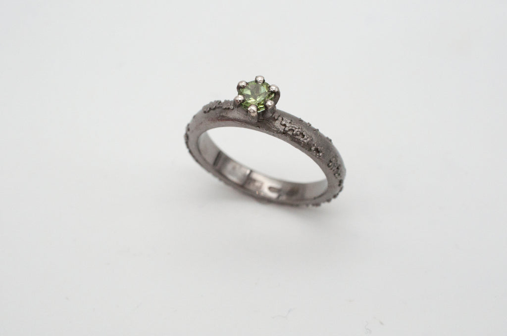 Ring - Weltenbummler - Canberra -  schwarz rhodiniert image 12
