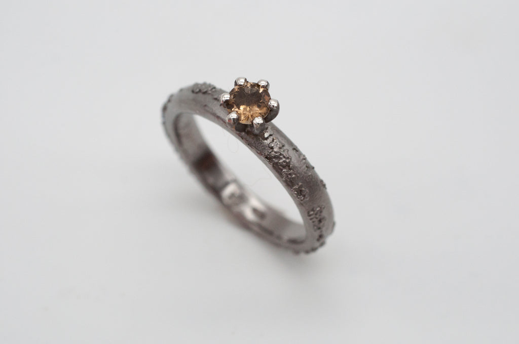 Ring - Weltenbummler - Canberra -  schwarz rhodiniert image 14