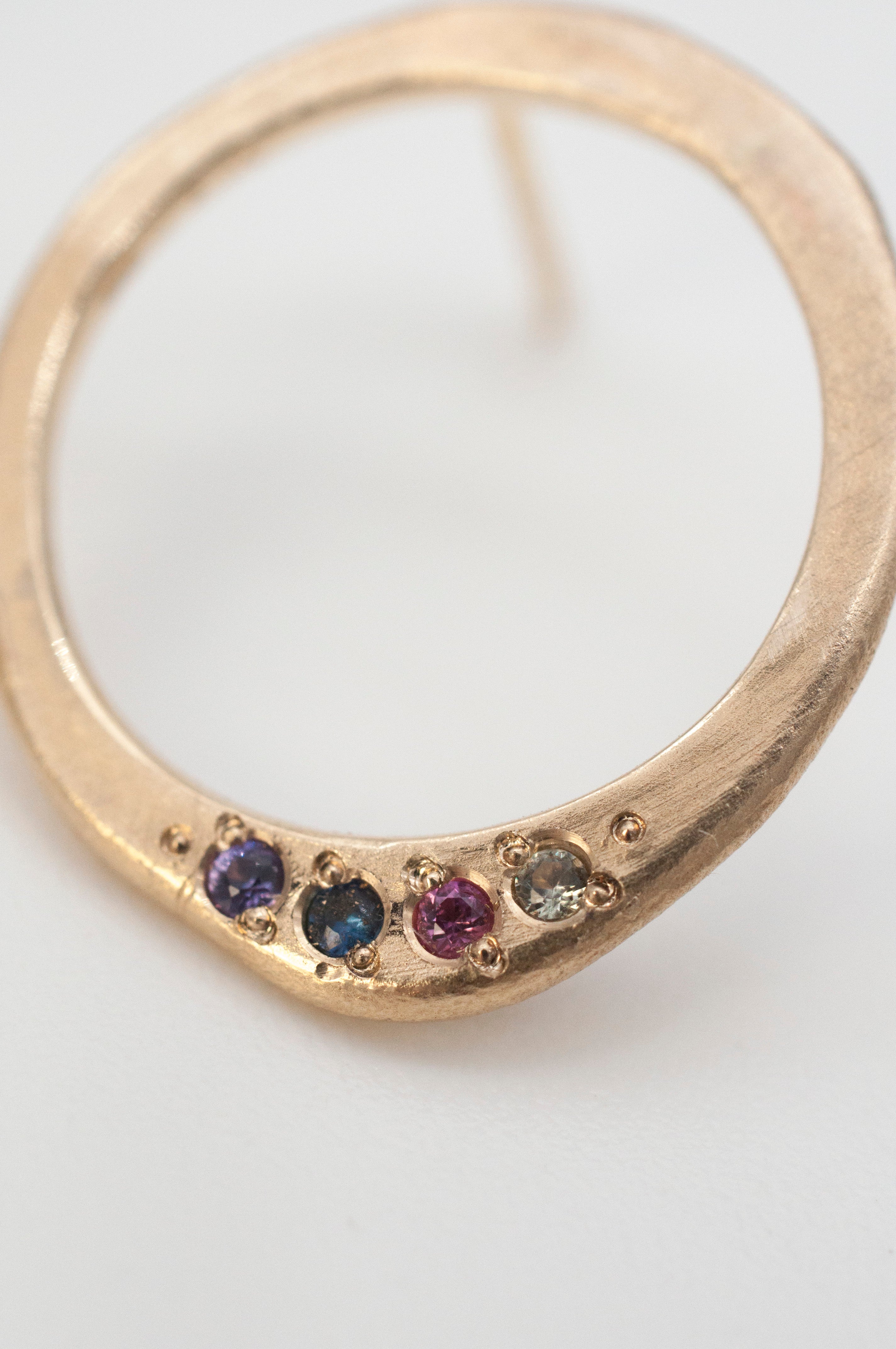 Ohrringe - Pebbles - Regenbogen image 1