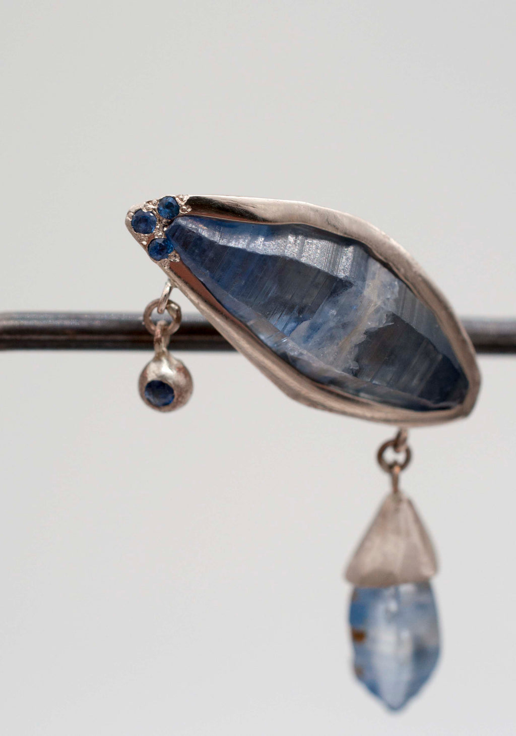 Sapphire Haze - Ohrringe Wassertropfen image 7