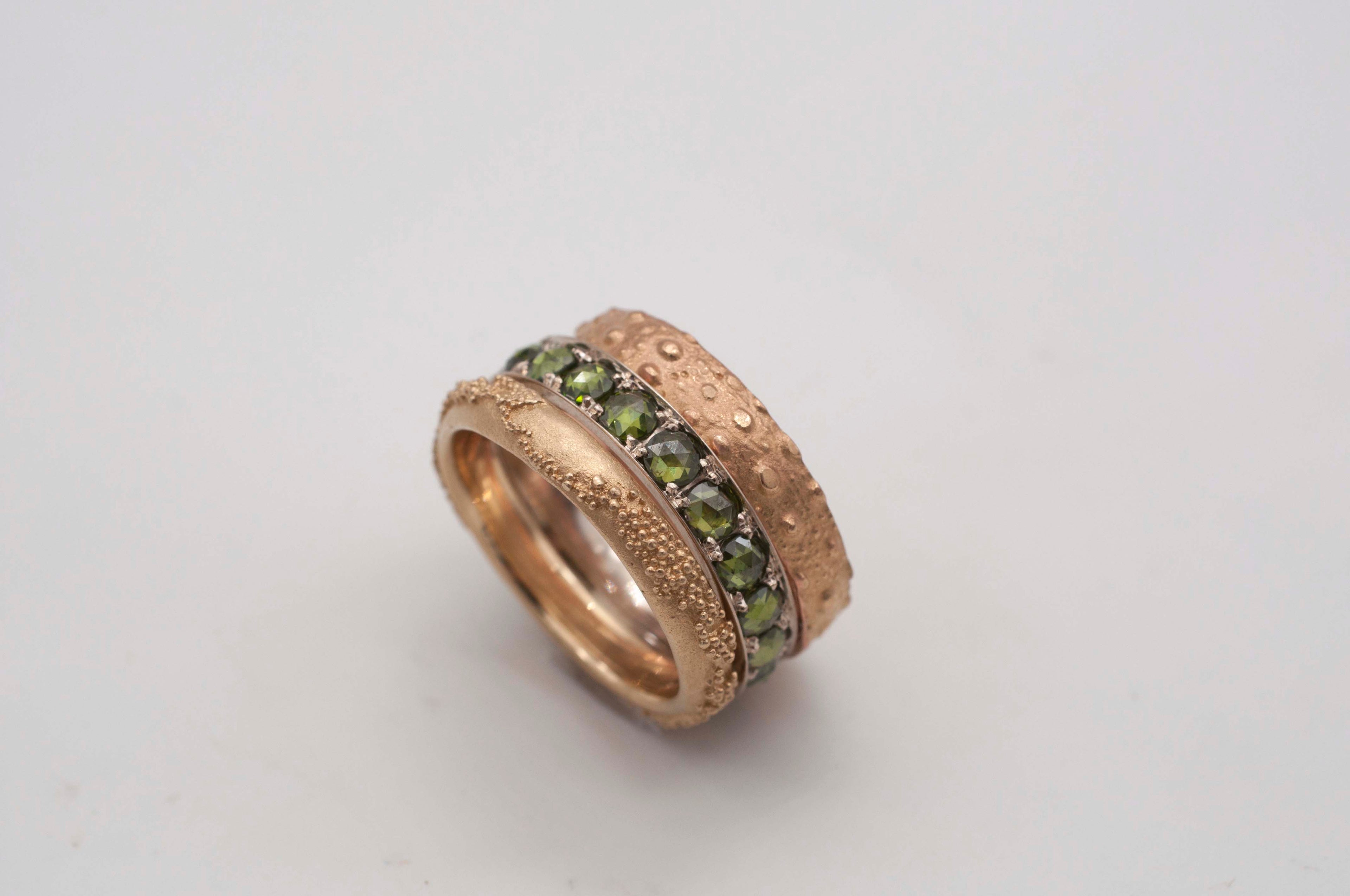 Memoryring - Rosecut - Grün image 3
