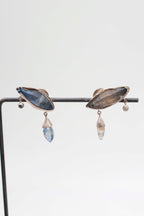 Sapphire Haze - Ohrringe Wassertropfen image 1