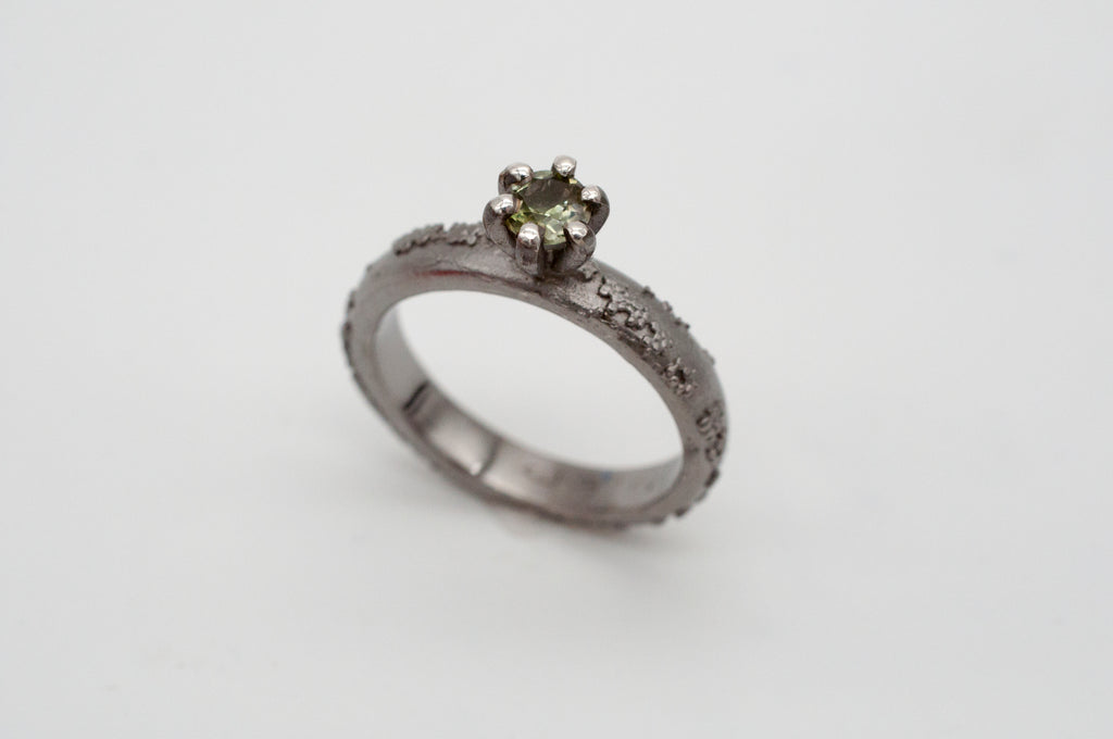 Ring - Weltenbummler - Canberra -  schwarz rhodiniert image 7