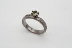 Ring - Weltenbummler - Canberra -  schwarz rhodiniert image 7
