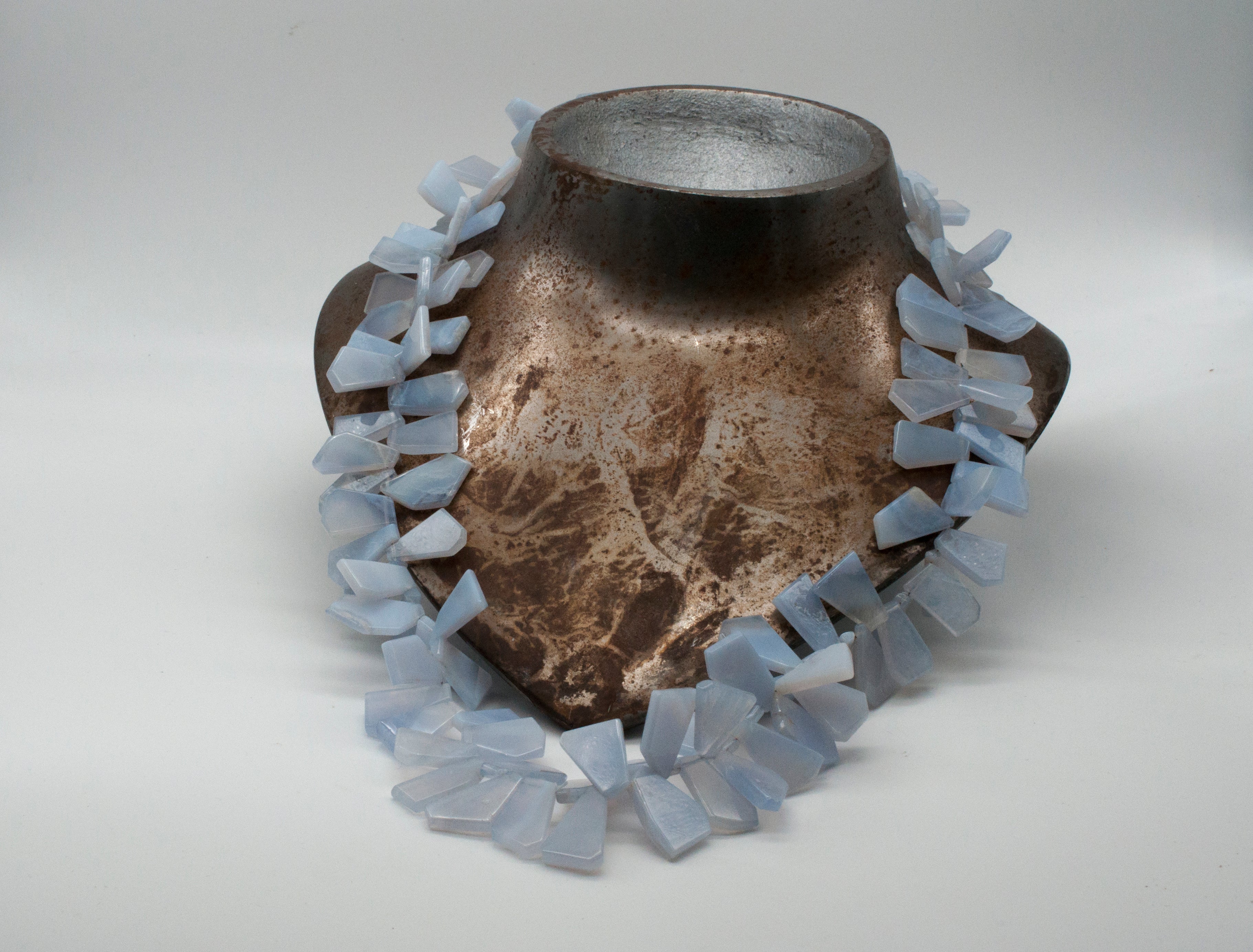 Kette Butterfly mit Chalcedon image 0