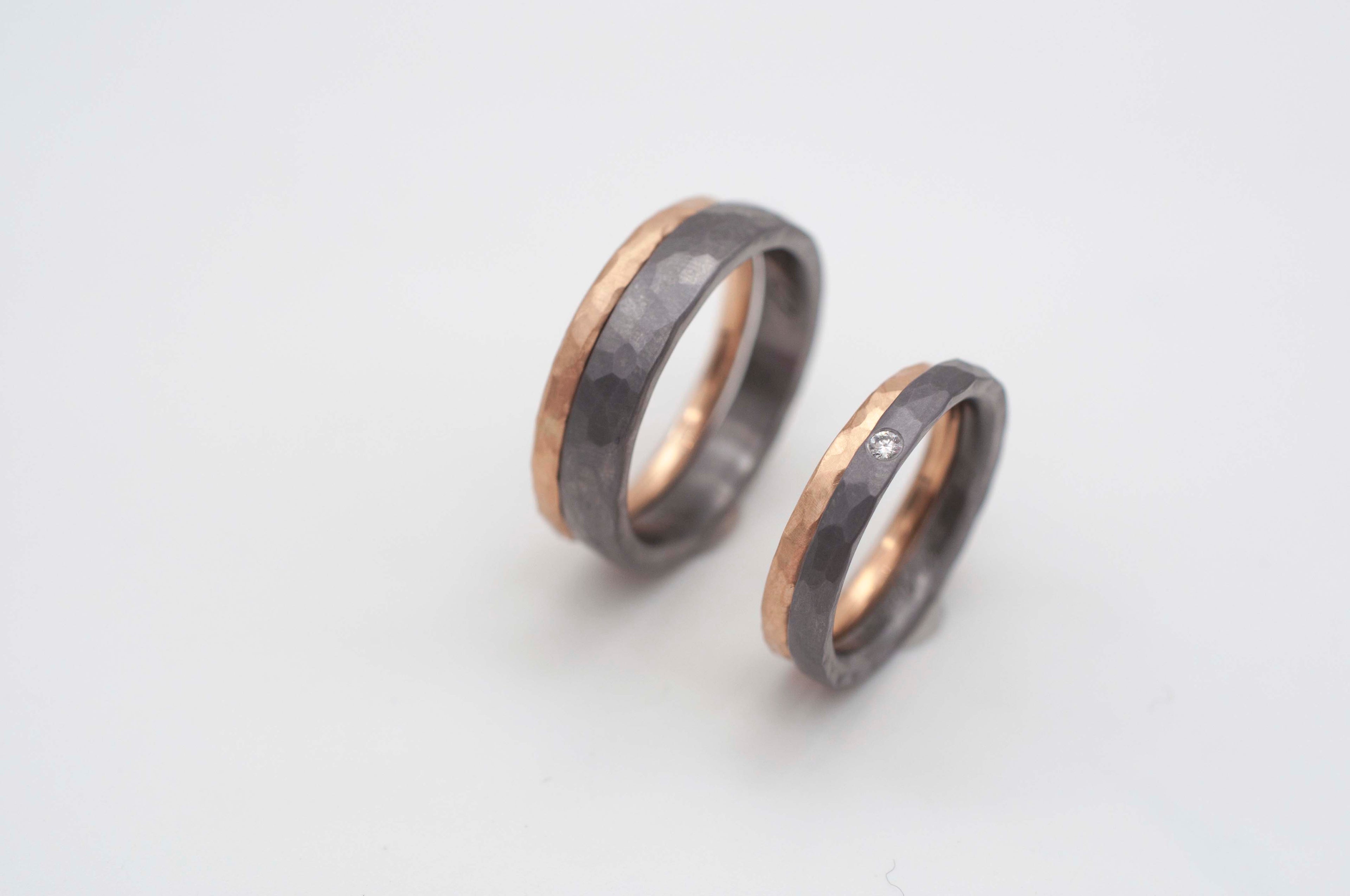 Eheringe - Ringstack - Hammer image 2