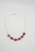 Kette - Turmalin - Waldbeere image 1