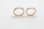 Eheringe - Eismatt flach aus recyceltem Gold image 3
