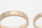 Eheringe - Eismatt flach aus recyceltem Gold image 5