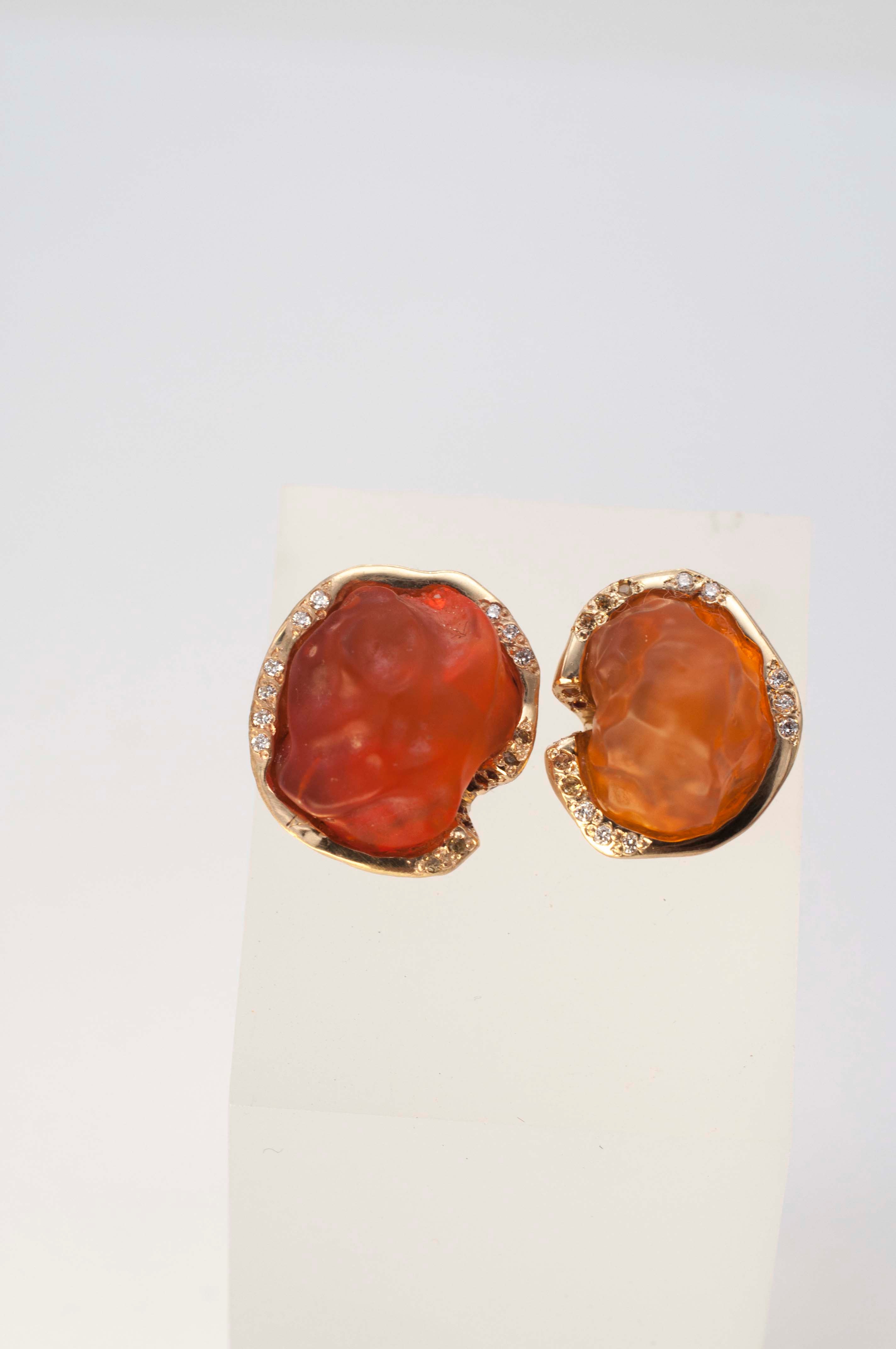 Ohrringe - Cosmic Dust - Feuerbälle image 11