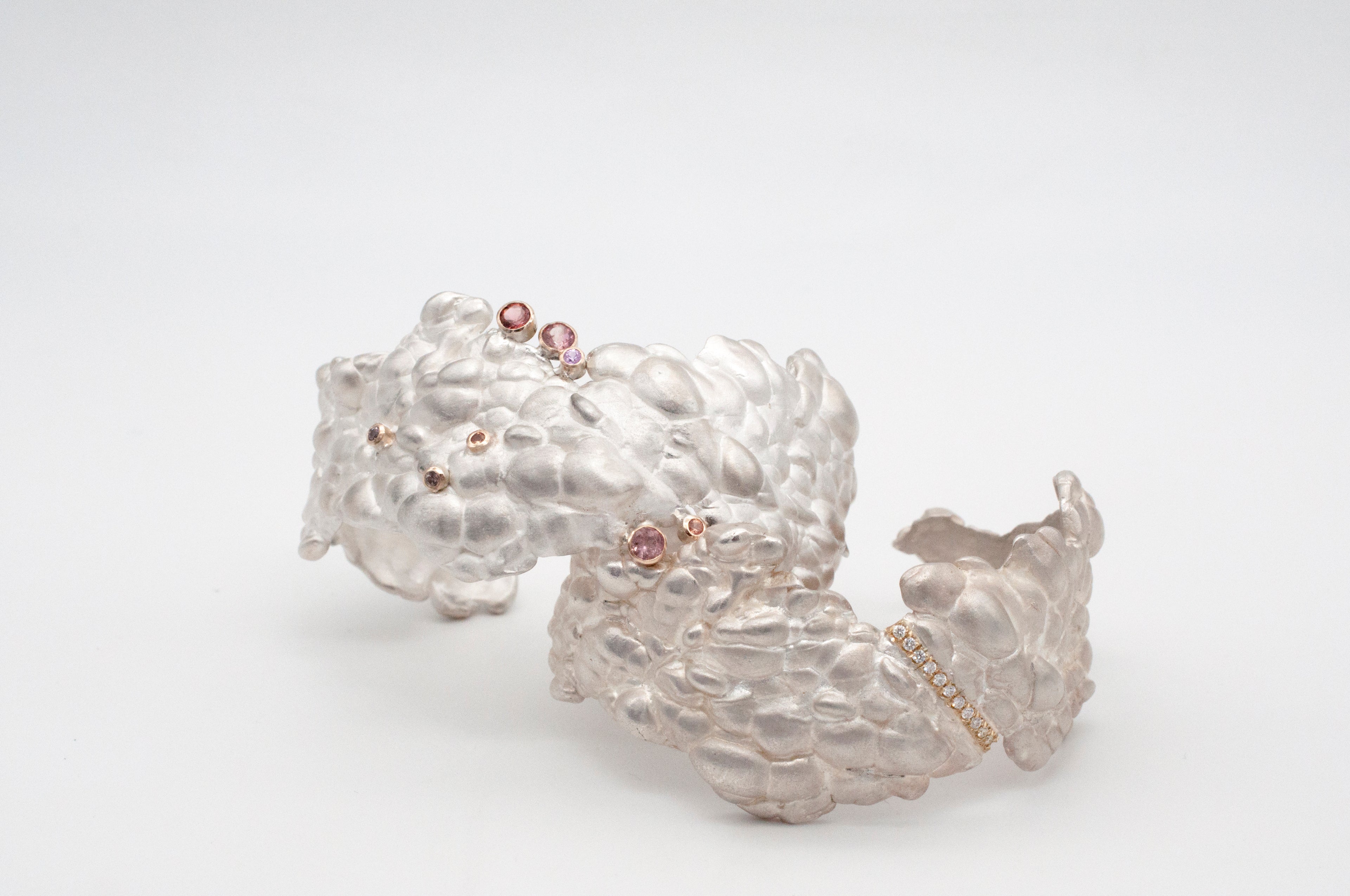 Armspange - Clouds - Saphir image 2