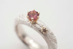 Weltenbummler - Ring - kleiner Prinz rosa und braun image 1