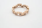 Memoryring Skyline - Kapstadt mit braunen Diamanten image 0