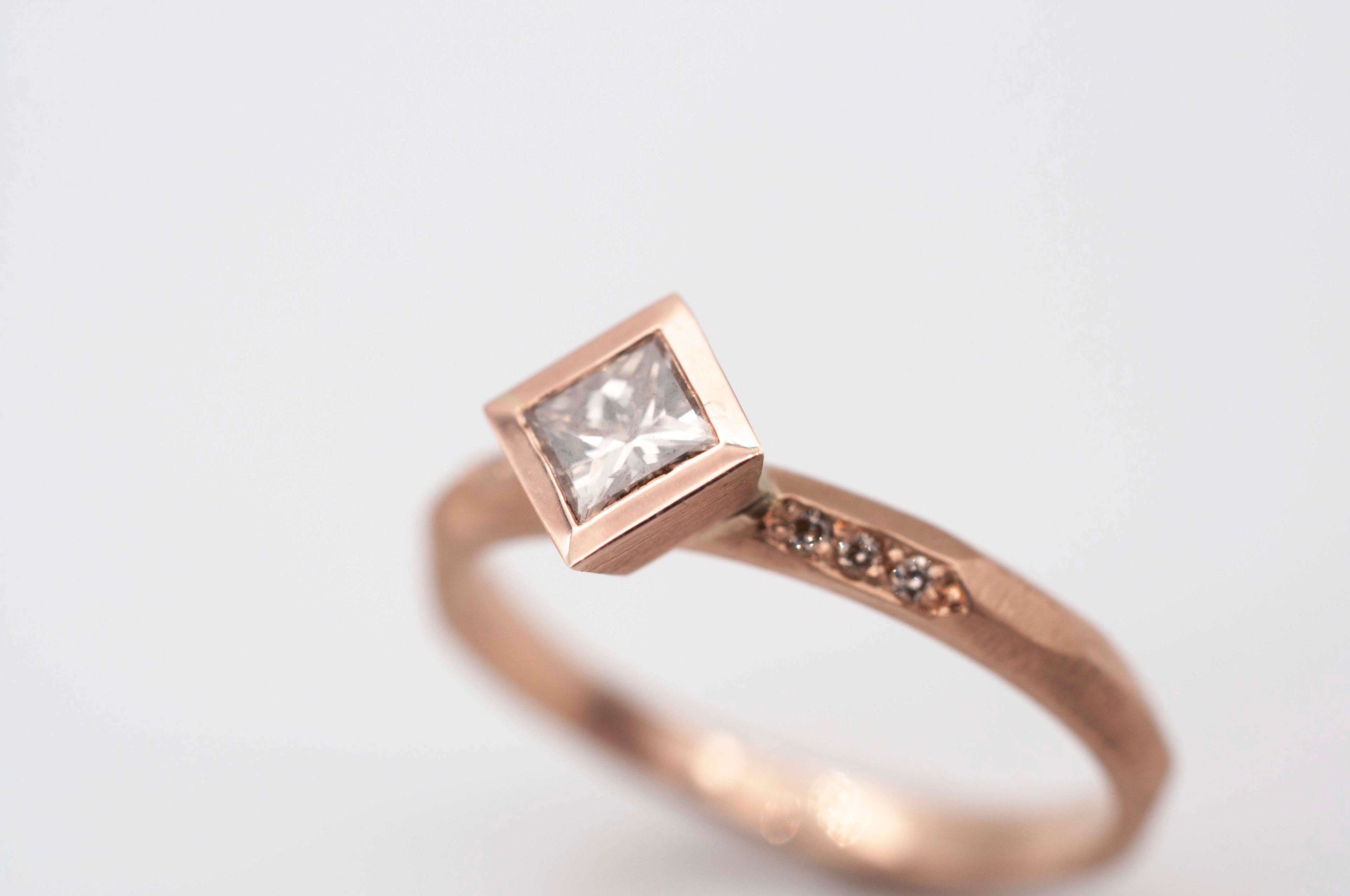 Diamant Ring - Princess Cut image 3