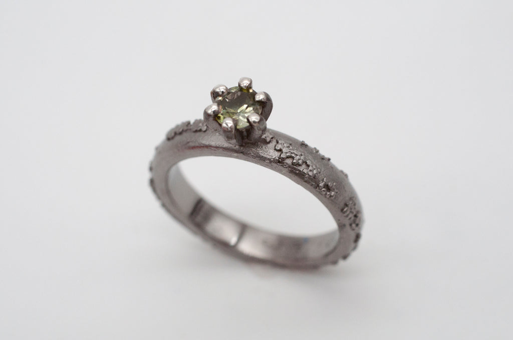 Ring - Weltenbummler - Canberra -  schwarz rhodiniert image 8