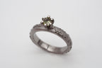 Ring - Weltenbummler - Canberra -  schwarz rhodiniert image 8