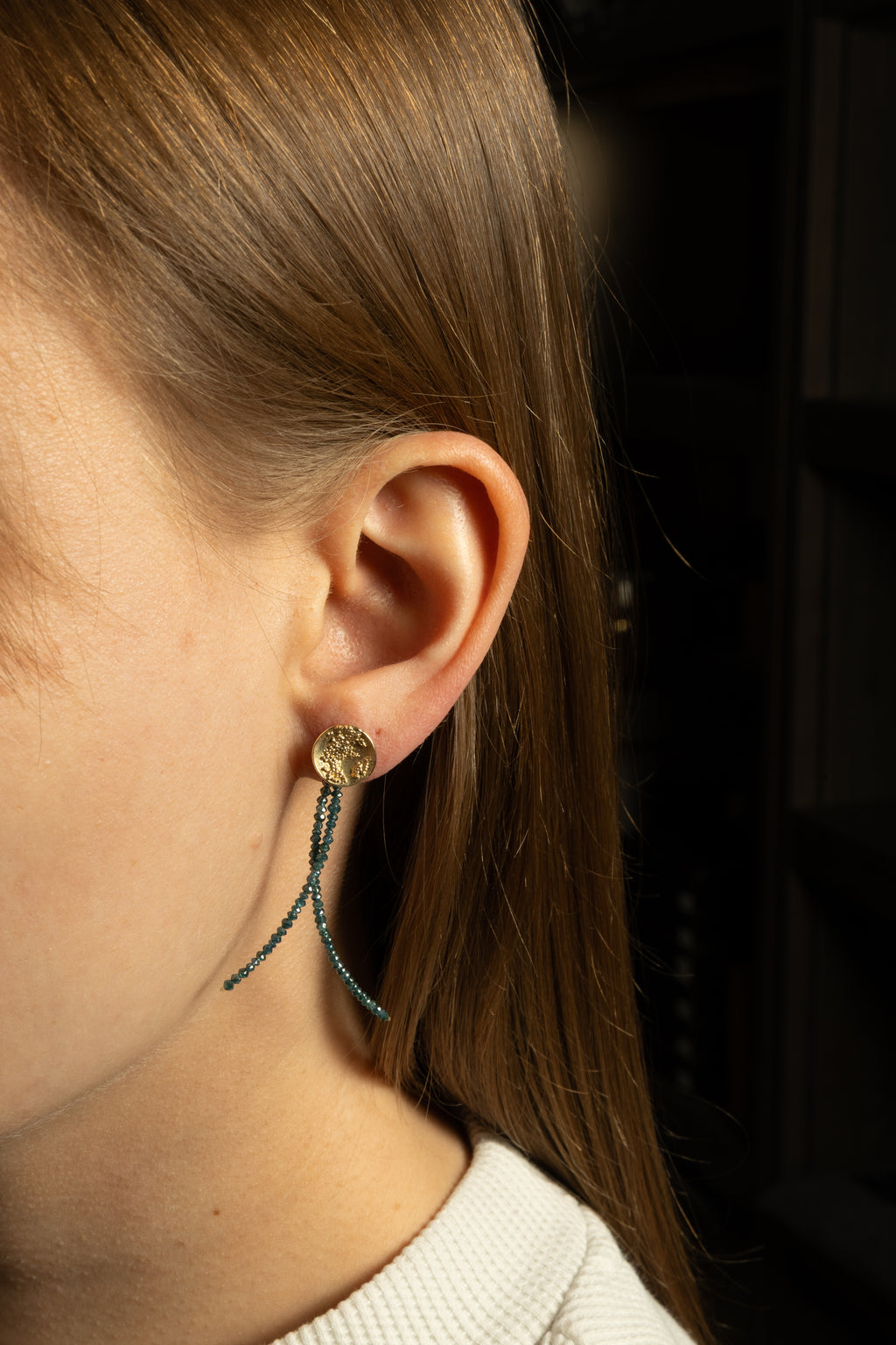 Earring Charms - Turquoise Diamonds