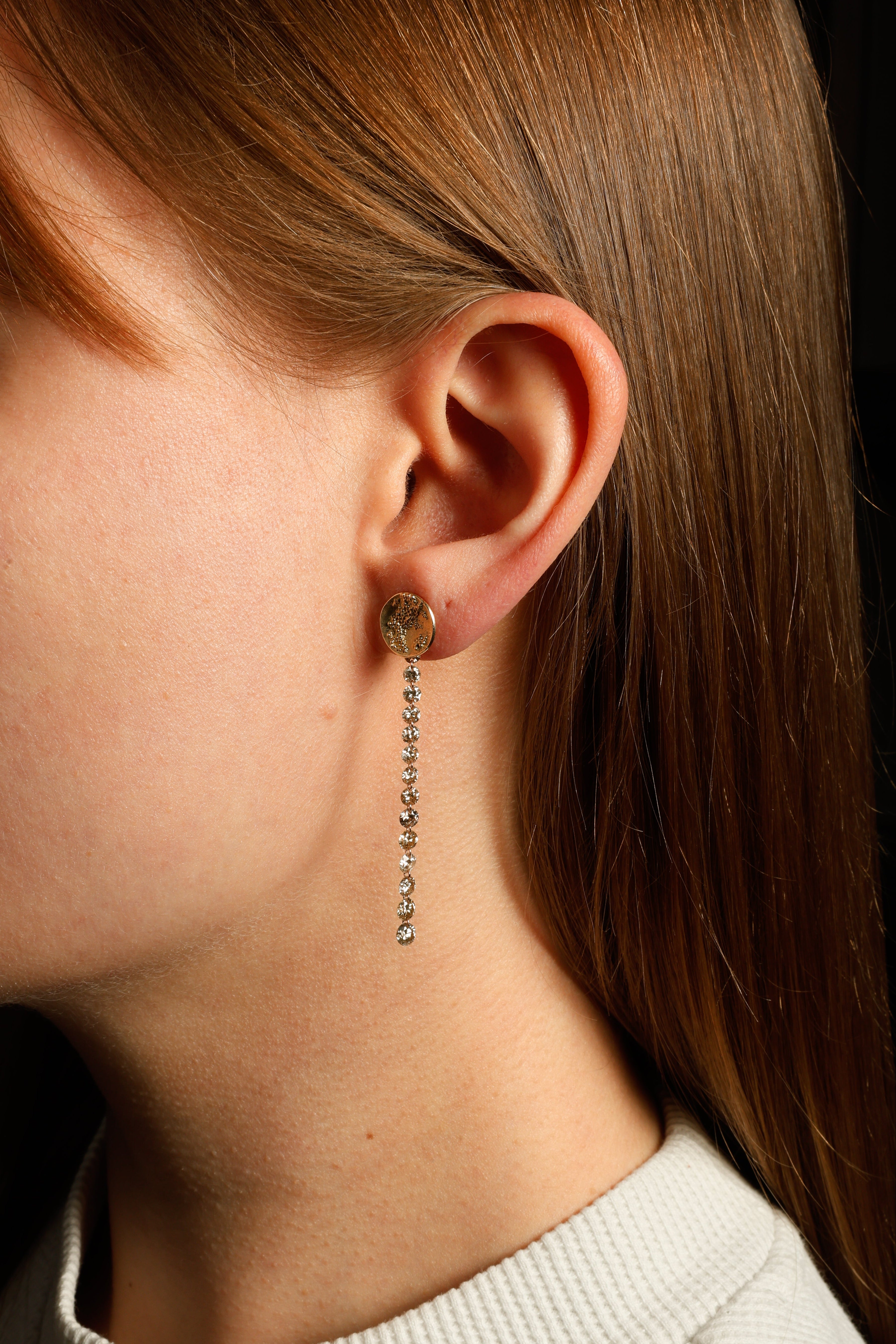 Pendant for Earrings - Diamond Cascade