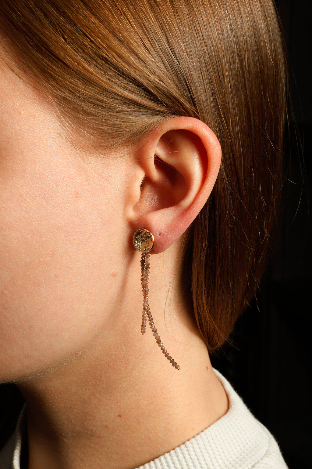 Earring Charms - Brown Diamonds