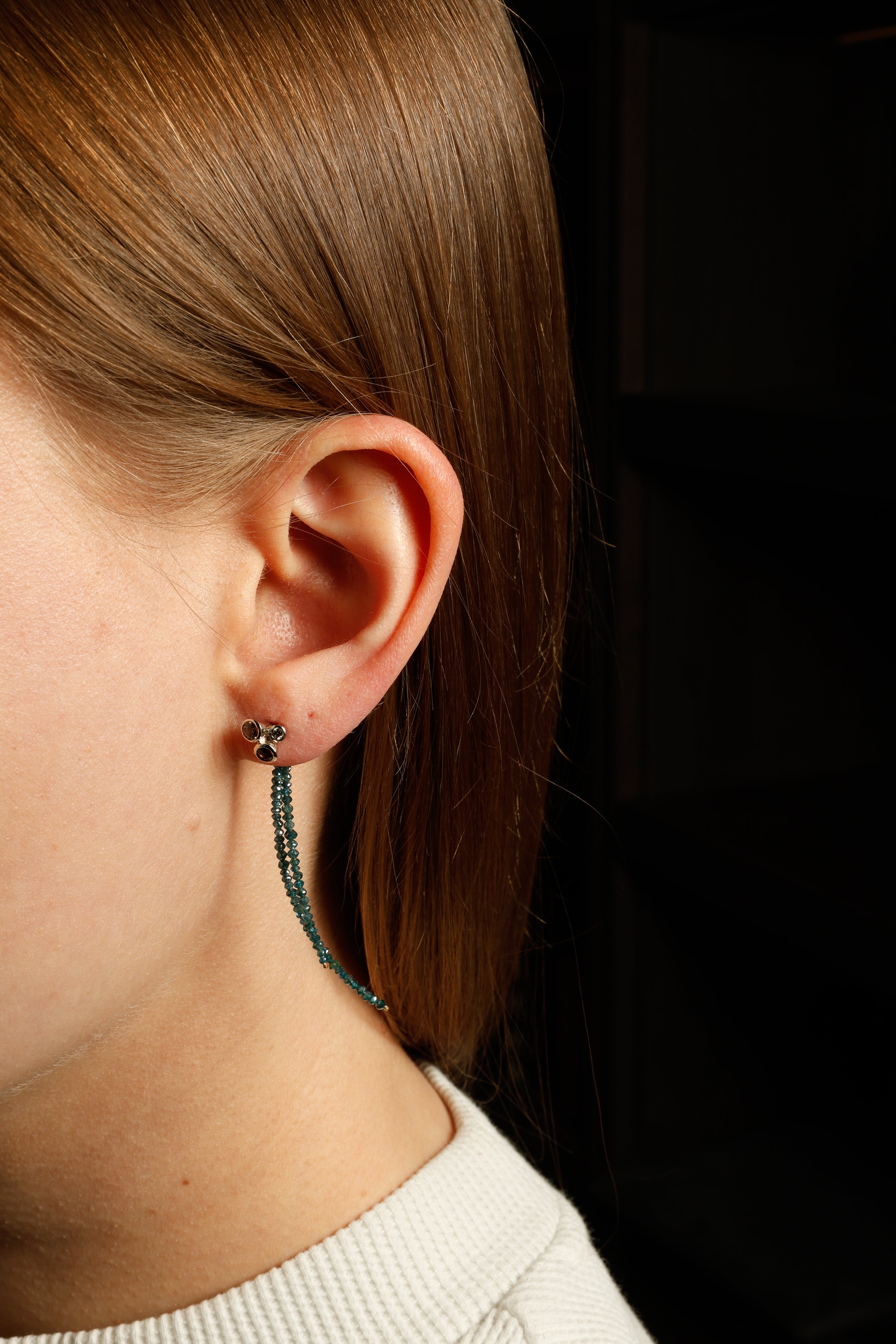 Earring Charms - Turquoise Diamonds