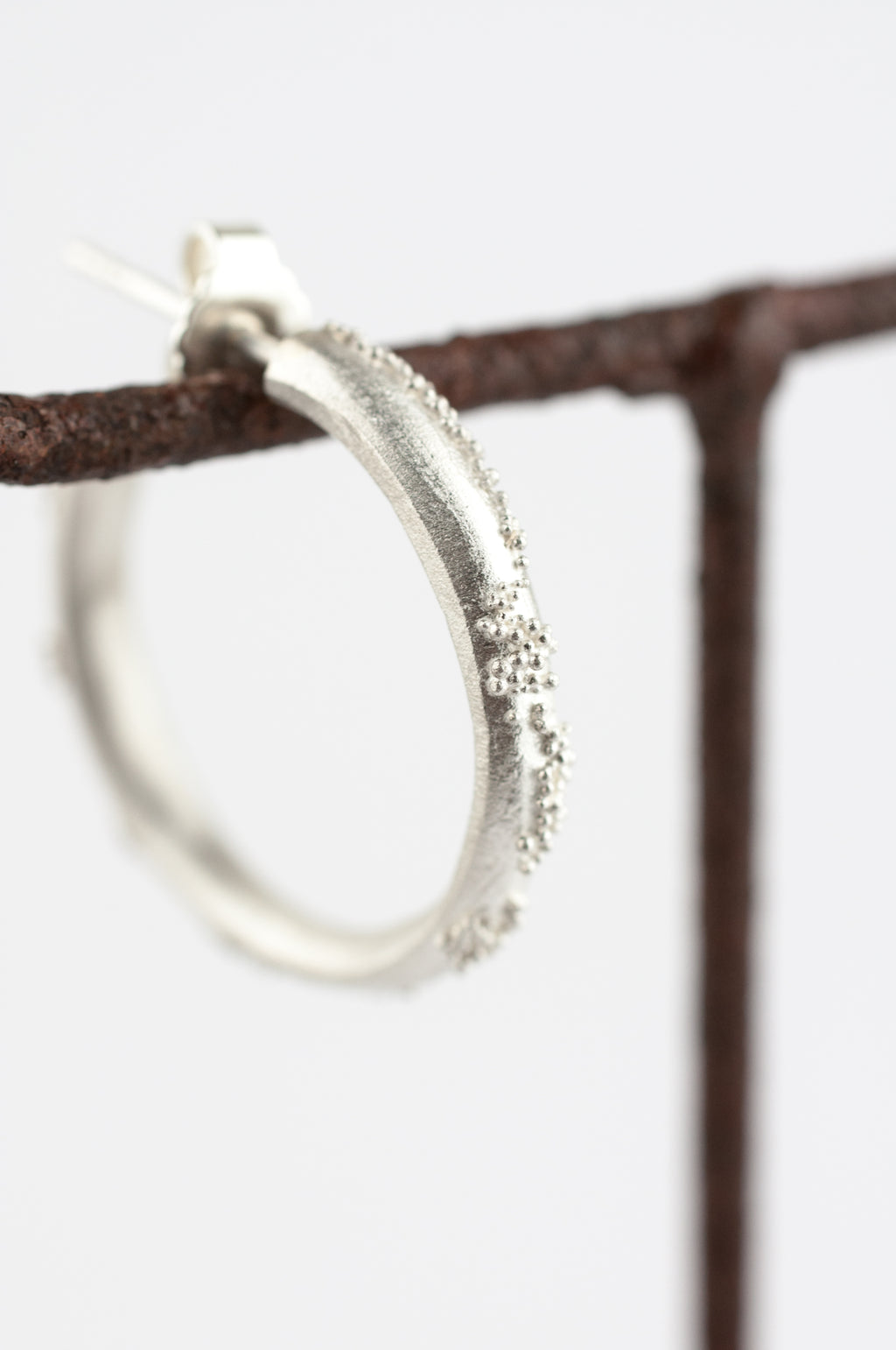 Earrings globetrotters - hoop earrings