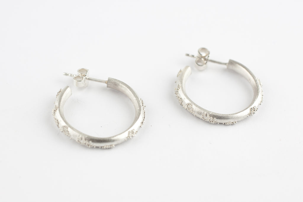 Earrings globetrotters - hoop earrings