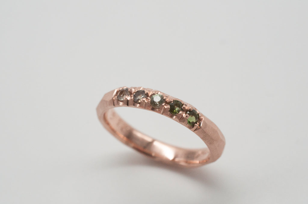 Eheringe - Geometric Rock mit Turmalinen