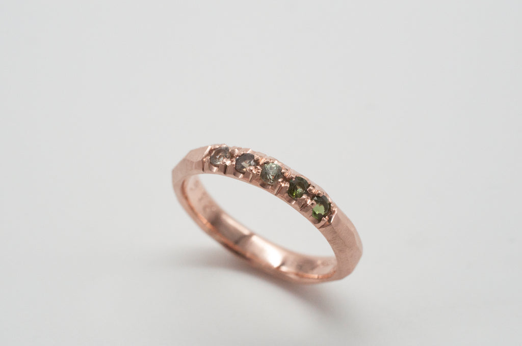 Eheringe - Geometric Rock mit Turmalinen