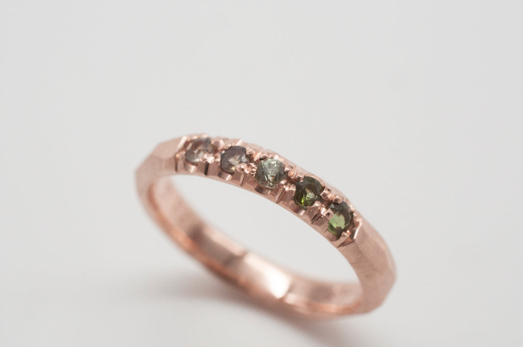 Eheringe - Geometric Rock mit Turmalinen