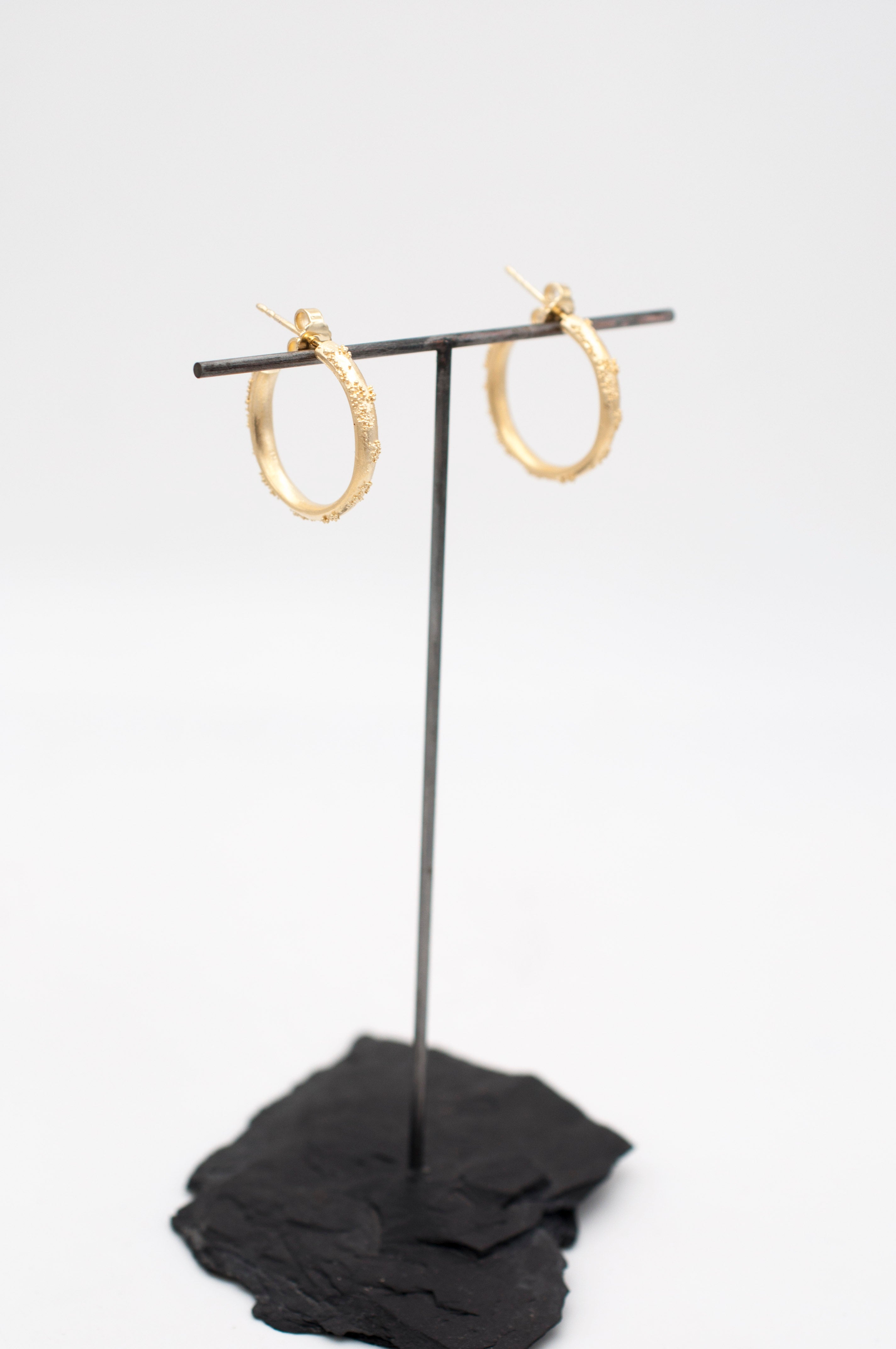 Earrings globetrotters - hoop earrings