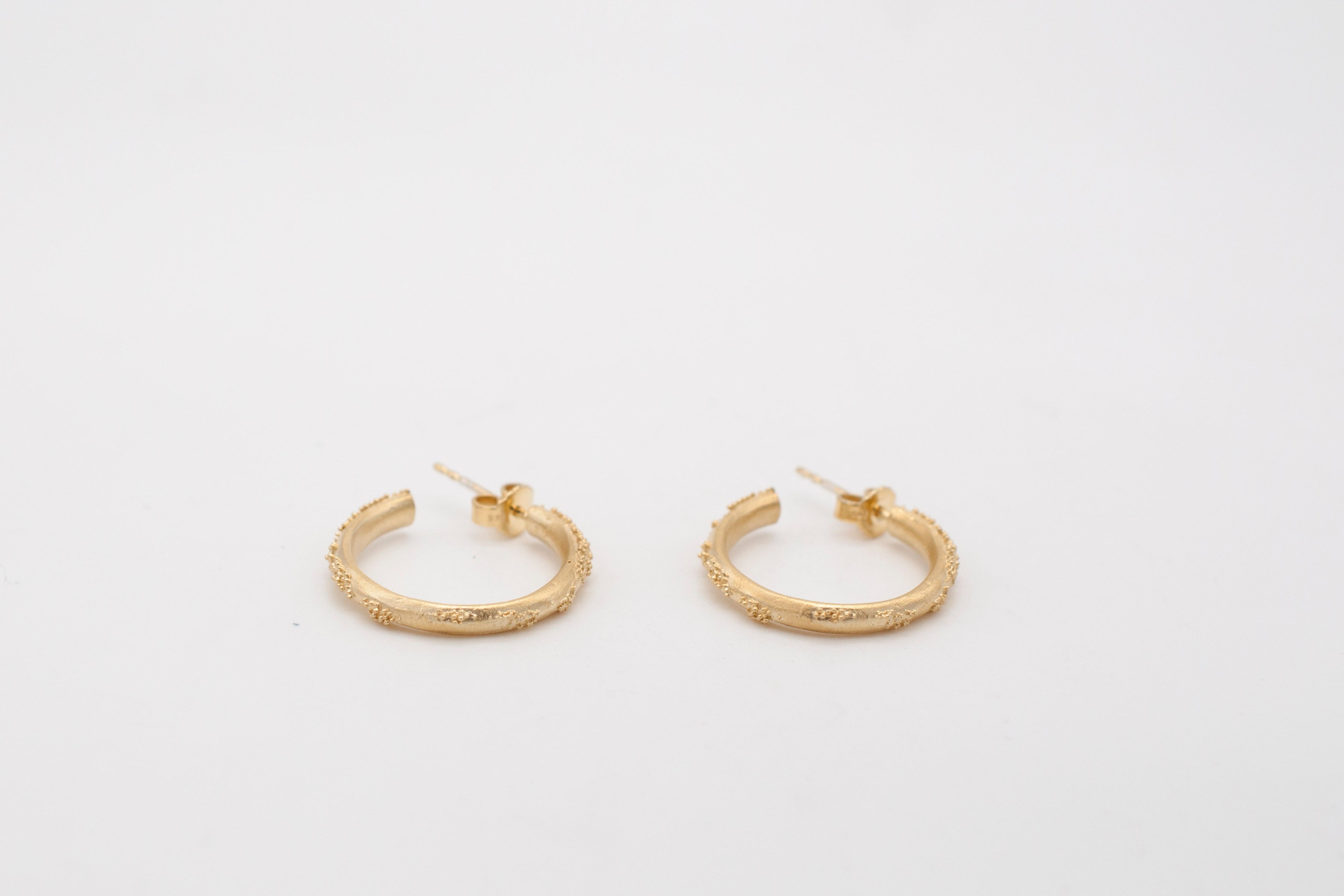Earrings globetrotters - hoop earrings