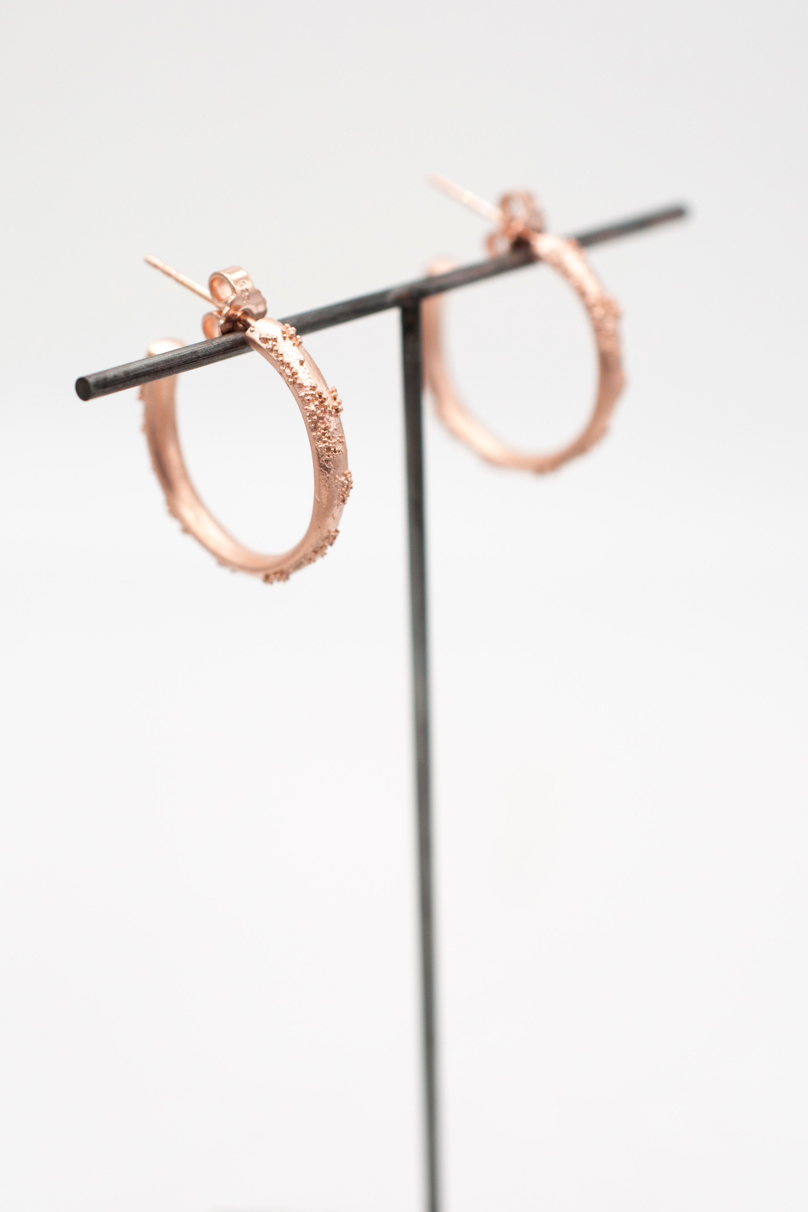 Earrings globetrotters - hoop earrings