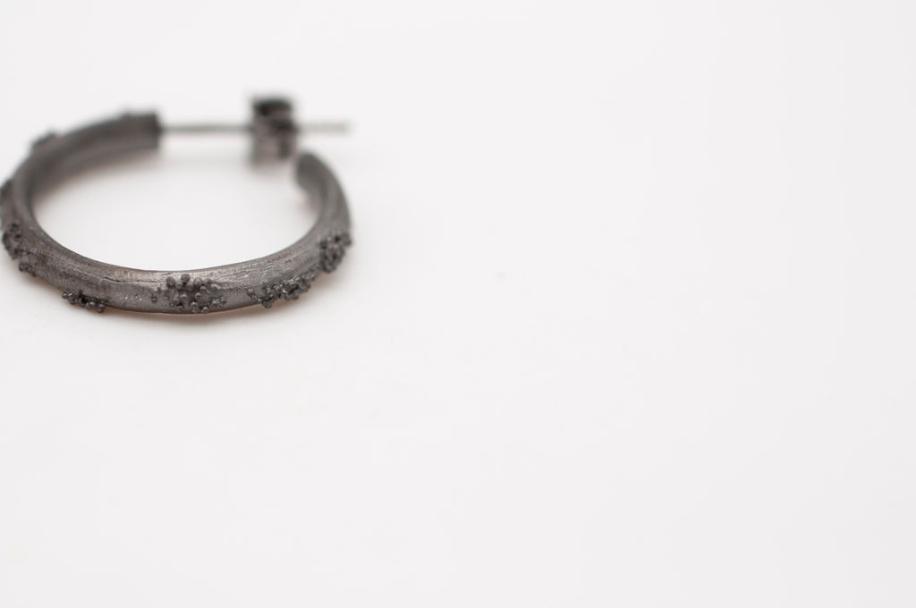 Earrings globetrotters - hoop earrings