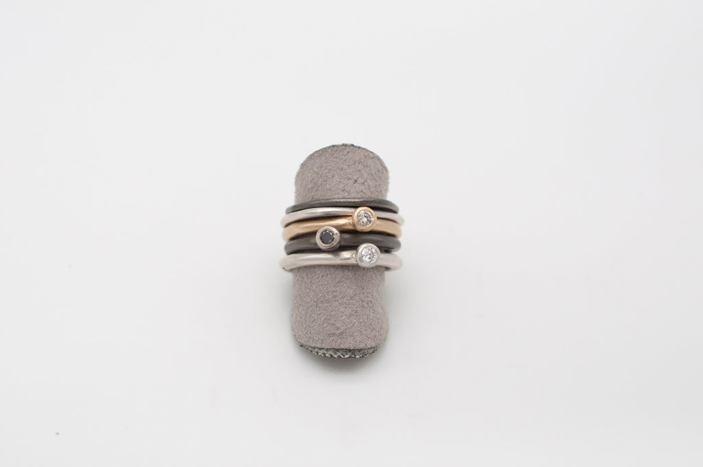 Ring Pebbles mit Diamant