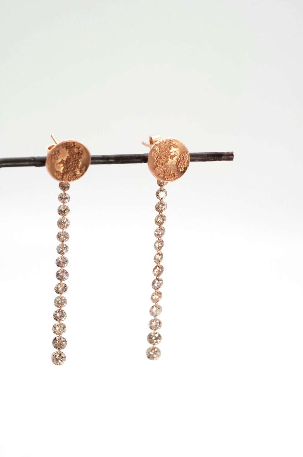 Anhänger für Ohrringe - Diamantkaskade