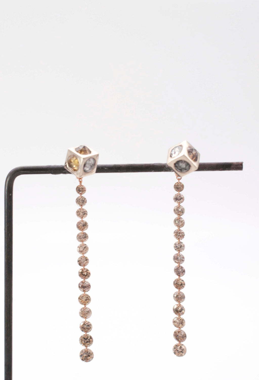 Anhänger für Ohrringe - Diamantkaskade