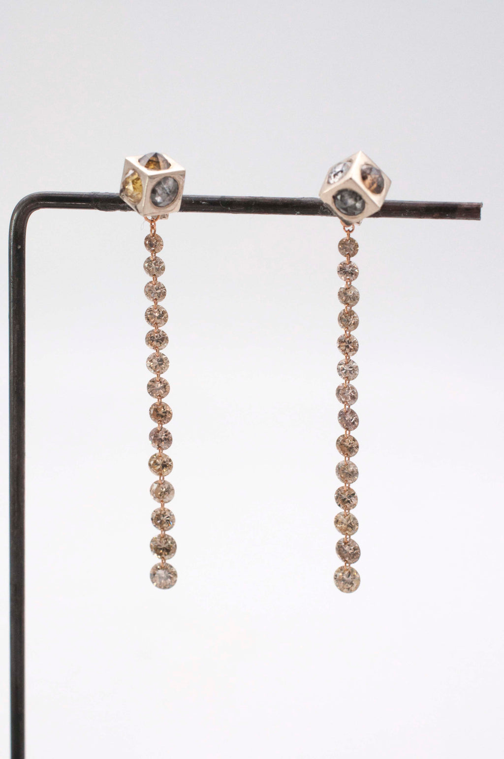 Anhänger für Ohrringe - Diamantkaskade