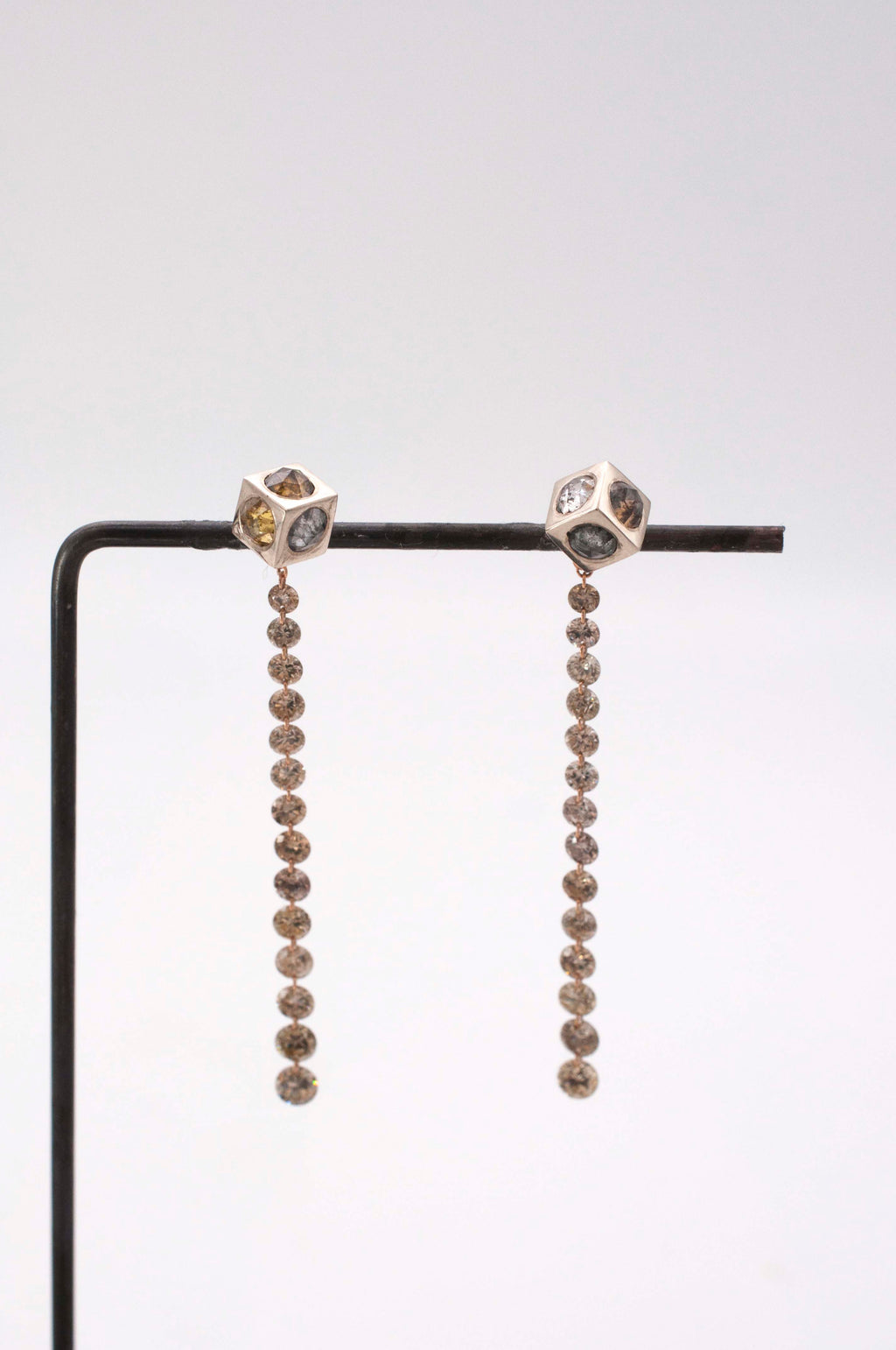 Anhänger für Ohrringe - Diamantkaskade