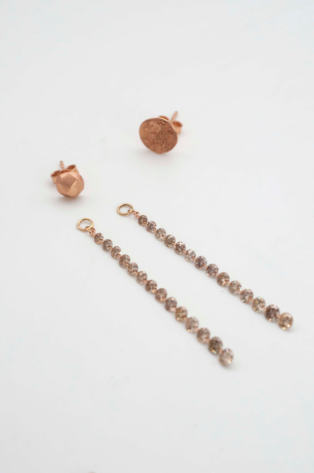 Anhänger für Ohrringe - Diamantkaskade