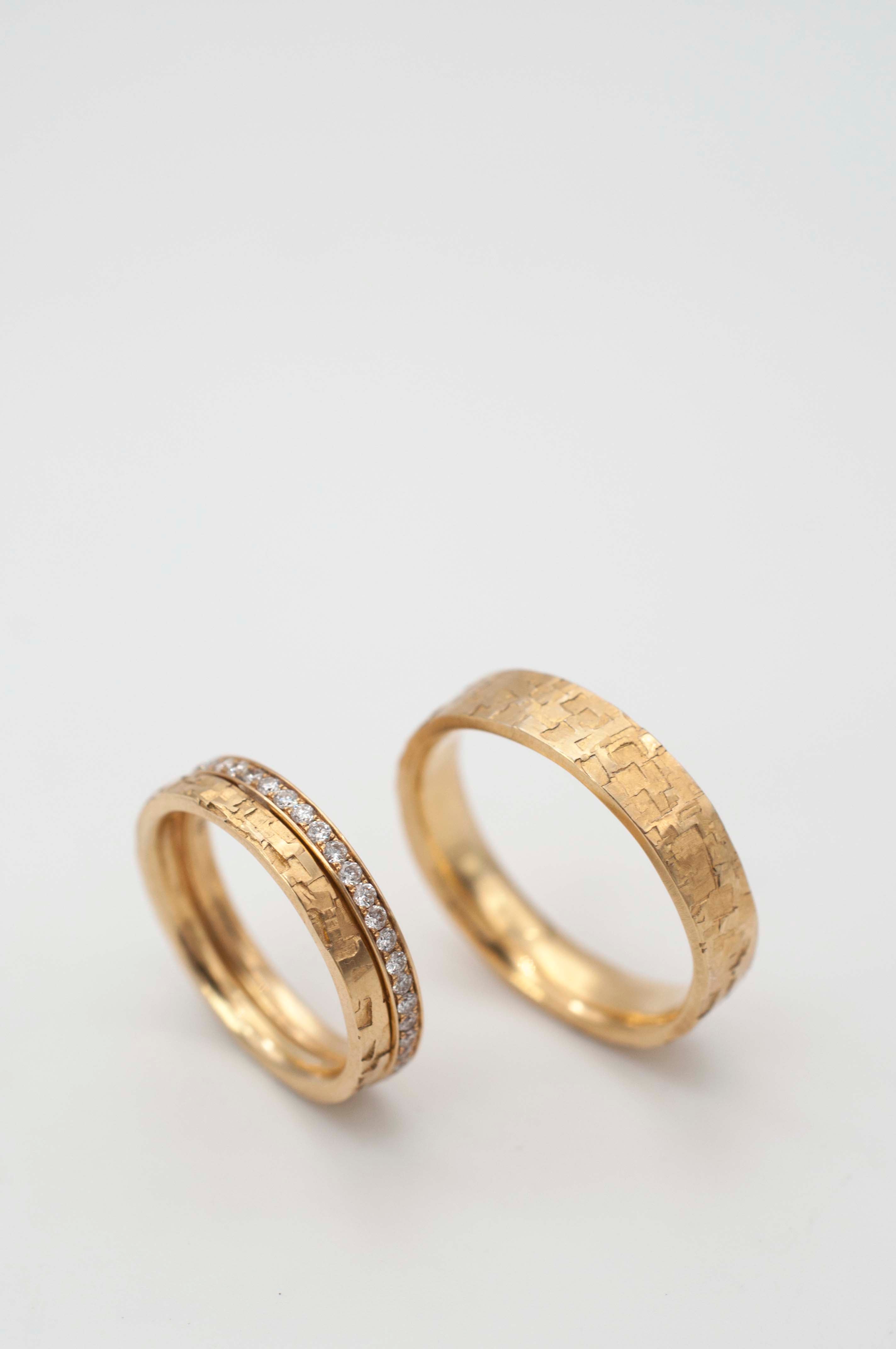 Eheringe - Hammerschlag Cubus