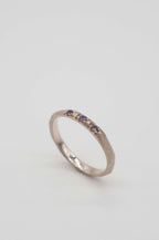 Ring Geometric Rock - Violet