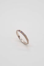 Ring Geometric Rock - Violet