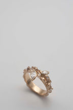 Ring - Mineral with Navette Diamonds