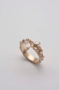 Ring - Mineral with Navette Diamonds