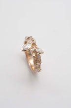 Ring - Mineral with Navette Diamonds